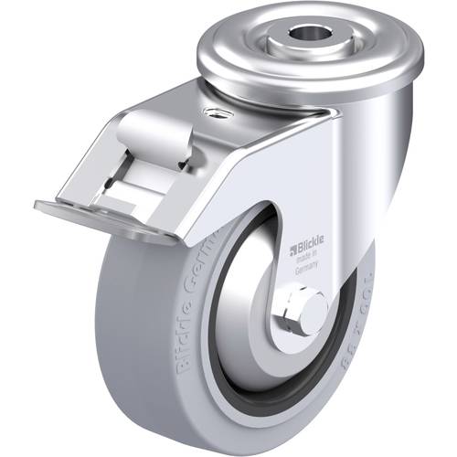 Blickle 945698 LER-POEV 100XKA-FI-SG-FA Stahlblech-Lenkrolle Rad-Durchmesser: 100 mm Tragfähigkeit (max.): 150 kg 1 St.