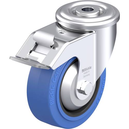 Blickle 941862 LER-POEV 100XR-FI-SB-FA Stahlblech-Lenkrolle Rad-Durchmesser: 100 mm Tragfähigkeit (max.): 150 kg 1 St.