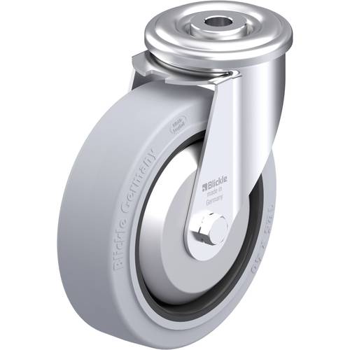 Thumbnail - Blickle 941882 LER-POEV 125KA-SG-FA Stahlblech-Lenkrolle Rad-Durchmesser: 125 mm Tragfähigkeit (max.): 150 kg 1 St.