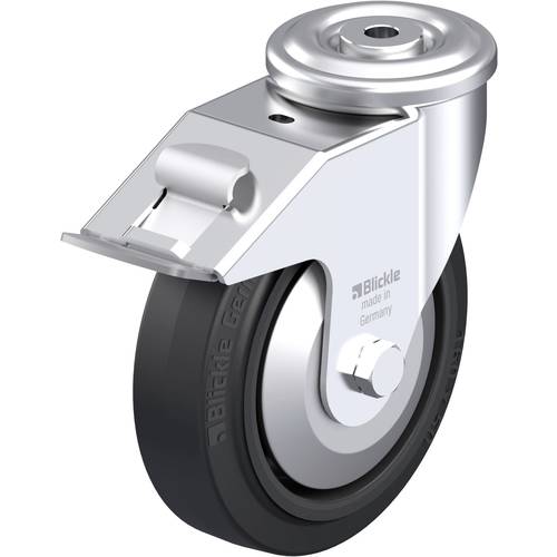 Thumbnail - Blickle 916938 LER-POEV 160KA-FI-FA Stahlblech-Lenkrolle Rad-Durchmesser: 160 mm Tragfähigkeit (max.): 300 kg 1 St.