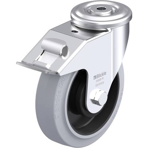 Thumbnail - Blickle 758288 LER-POEV 160KA-FI-SG Stahlblech-Lenkrolle Rad-Durchmesser: 160 mm Tragfähigkeit (max.): 300 kg 1 St.
