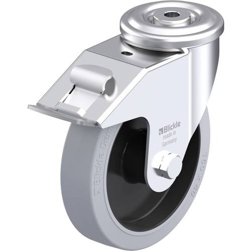 Blickle 902837 LER-POEV 161R-FI-SG Stahlblech-Lenkrolle Rad-Durchmesser: 160 mm Tragfähigkeit (max.): 300 kg 1 St.