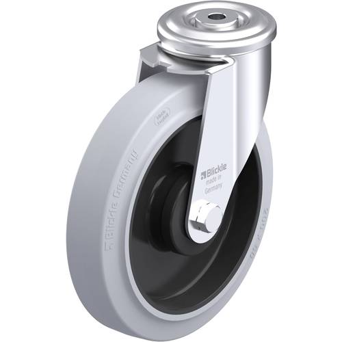 Blickle 741955 LER-POEV 200KA-SG Stahlblech-Lenkrolle Rad-Durchmesser: 200 mm Tragfähigkeit (max.): 300 kg 1 St.
