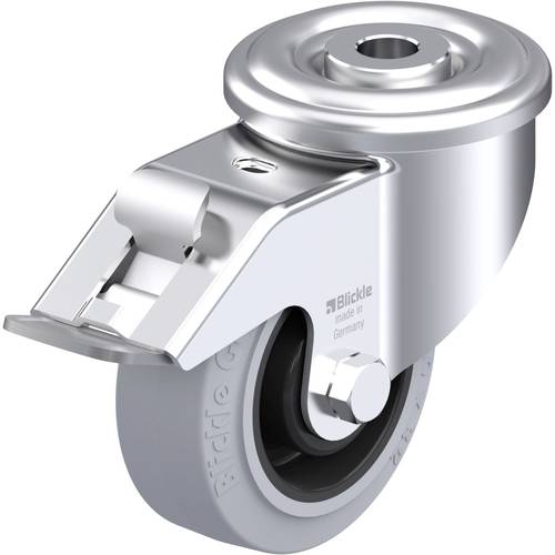 Thumbnail - Blickle 684068 LER-POEV 80R-FI-SG Stahlblech-Lenkrolle Rad-Durchmesser: 80 mm Tragfähigkeit (max.): 140 kg 1 St.