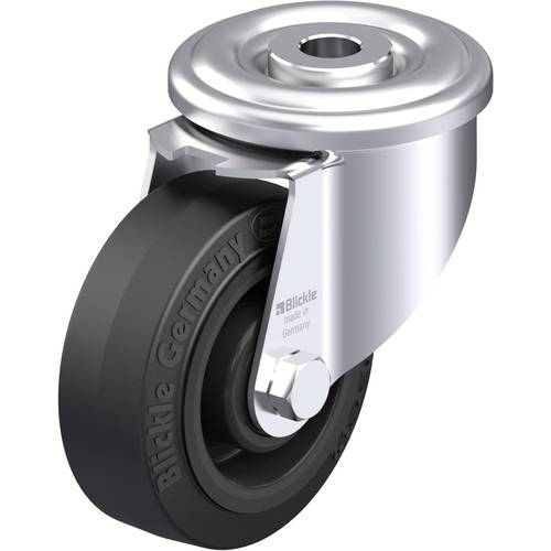 Blickle 942073 LER-POEV 80XR Stahlblech-Lenkrolle Rad-Durchmesser: 80 mm Tragfähigkeit (max.): 140 kg 1 St.