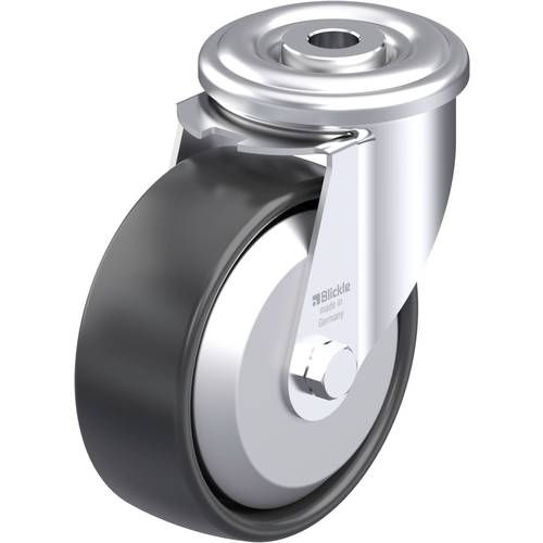 Blickle 625939 LER-PP 100G-FA Stahlblech-Lenkrolle Rad-Durchmesser: 100 mm Tragfähigkeit (max.): 150 kg 1 St.