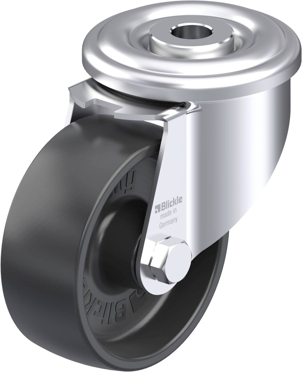 Blickle 541409 LER-PP 80G Stahlblech-Lenkrolle Rad-Durchmesser: 80 mm Tragfähigkeit (max.): 120 kg 1 St.