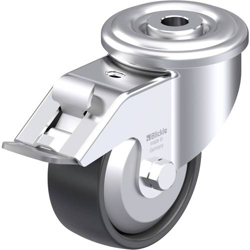 Blickle 746667 LER-PP 80R-FI-FA Stahlblech-Lenkrolle Rad-Durchmesser: 80 mm Tragfähigkeit (max.): 120 kg 1 St.