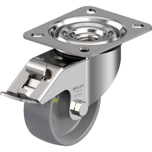 Thumbnail - Blickle 945714 LEX-PO 80G-FI-ELS Edelstahl-Lenkrolle Rad-Durchmesser: 80 mm Tragfähigkeit (max.): 150 kg 1 St.