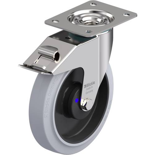 Blickle 744482 LEX-POEV 200XKA-FI-SG-GKN Edelstahl-Lenkrolle Rad-Durchmesser: 200 mm Tragfähigkeit (max.): 300 kg 1 St.