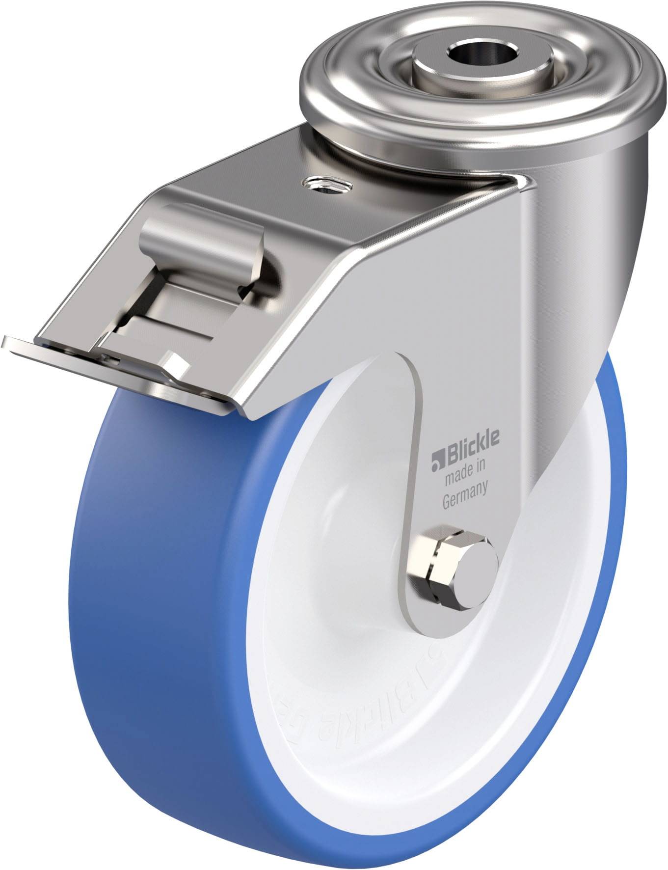 Blickle 942119 LEXR-POTHS 125G-FI Edelstahl-Lenkrolle Rad-Durchmesser: 125 mm Tragfähigkeit (max.): 150 kg 1 St.