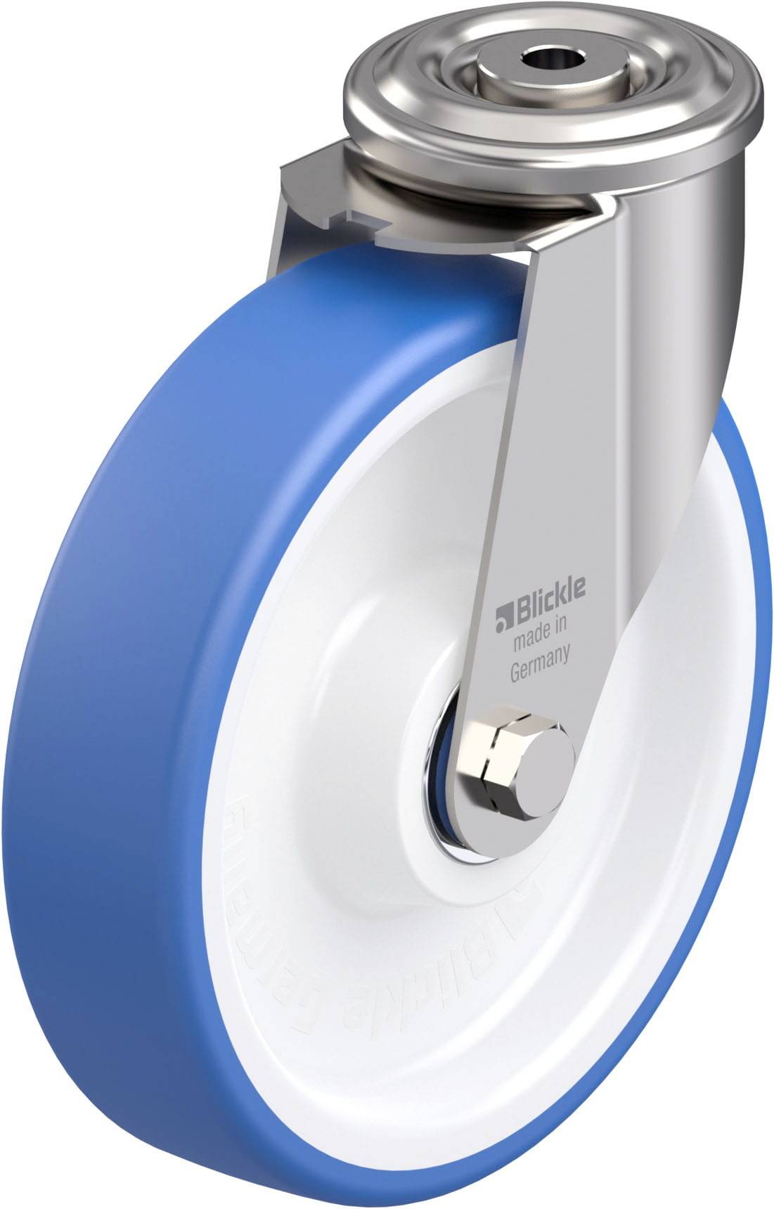 Blickle 947741 LEXR-POTHS 200XK Edelstahl-Lenkrolle Rad-Durchmesser: 200 mm Tragfähigkeit (max.): 300 kg 1 St.