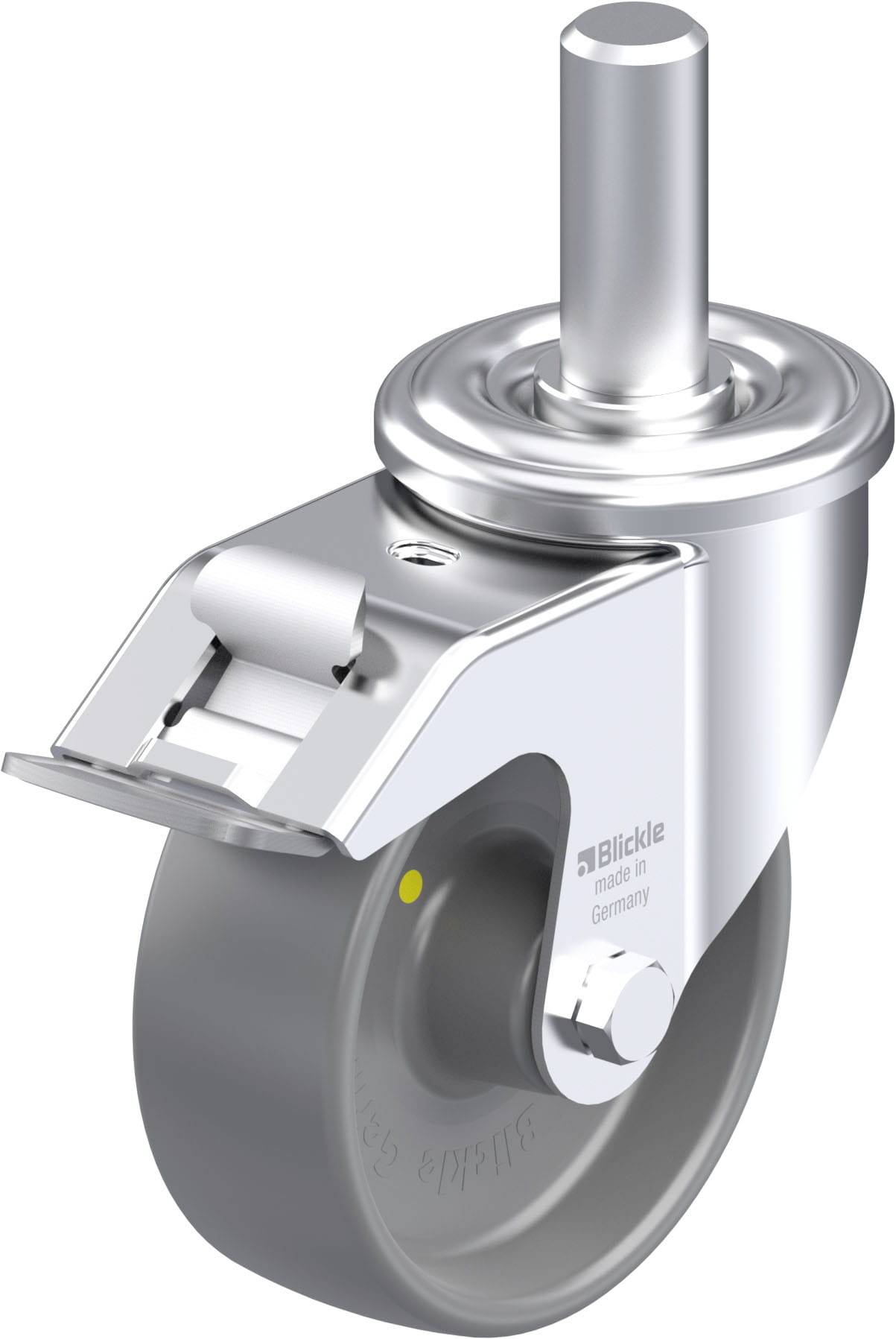 Blickle 936891 LEZ-PO 100G-FI-ELS Stahlblech-Lenkrolle Rad-Durchmesser: 100 mm Tragfähigkeit (max.): 150 kg 1 St.