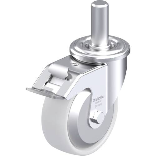 Blickle 660969 LEZ-PO 100G-FI-FA Stahlblech-Lenkrolle Rad-Durchmesser: 100 mm Tragfähigkeit (max.): 150 kg 1 St.