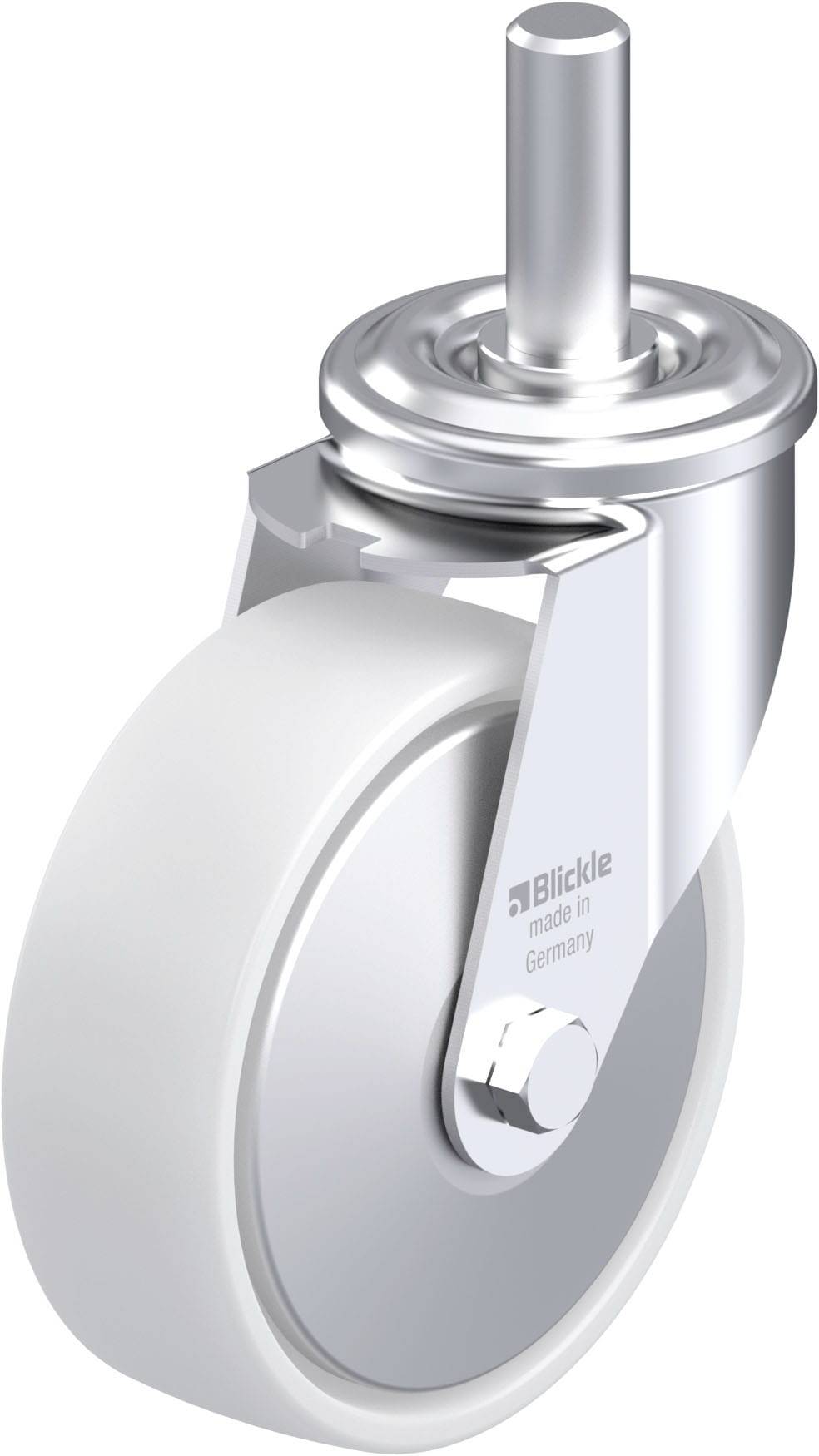 Blickle 738129 LEZ-PO 150G-22-FA Stahlblech-Lenkrolle Rad-Durchmesser: 150 mm Tragfähigkeit (max.): 300 kg 1 St.