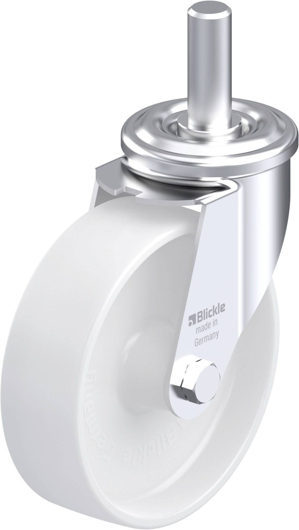 Blickle 613430 LEZ-PO 160G-22 Stahlblech-Lenkrolle Rad-Durchmesser: 160 mm Tragfähigkeit (max.): 300 kg 1 St.