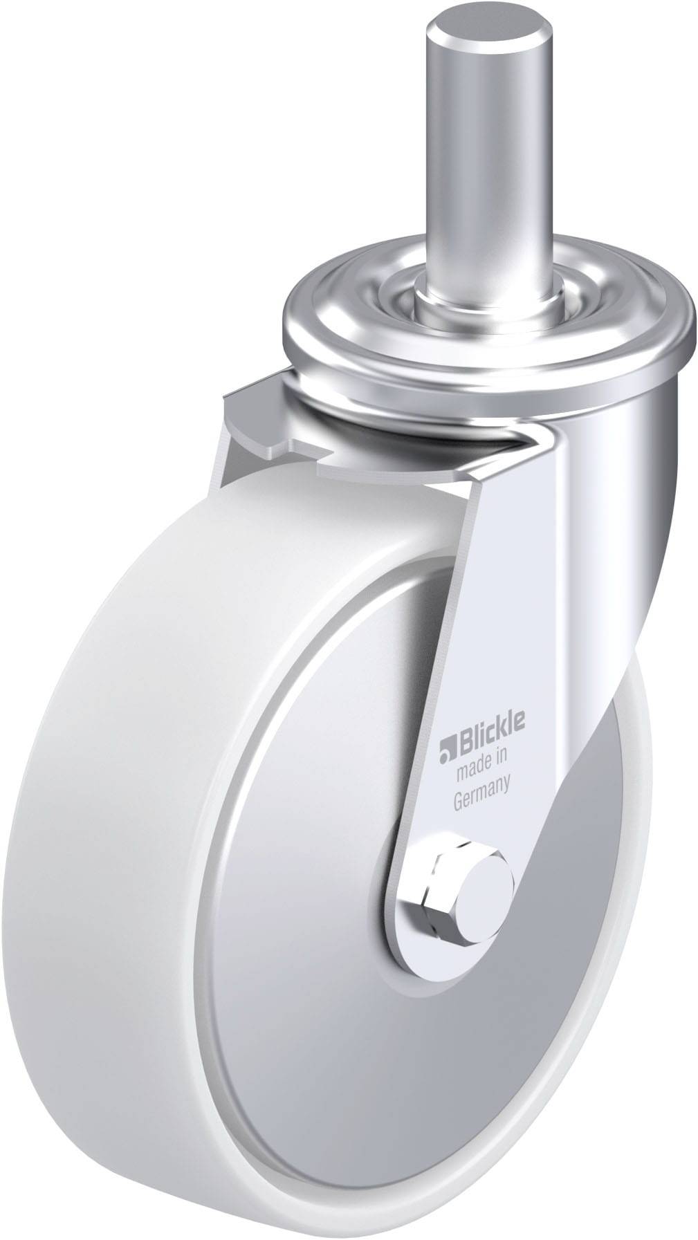 Blickle 749839 LEZ-PO 160G-27-FA Stahlblech-Lenkrolle Rad-Durchmesser: 160 mm Tragfähigkeit (max.): 300 kg 1 St.