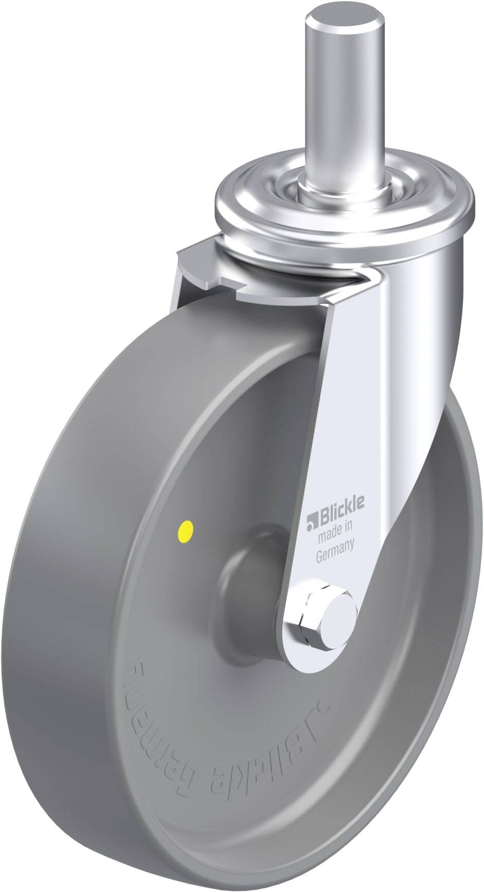 Blickle 936903 LEZ-PO 200G-27-ELS Stahlblech-Lenkrolle Rad-Durchmesser: 200 mm Tragfähigkeit (max.): 300 kg 1 St.