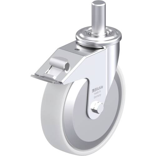 Blickle 749844 LEZ-PO 200G-27-FI-FA Stahlblech-Lenkrolle Rad-Durchmesser: 200 mm Tragfähigkeit (max.): 300 kg 1 St.