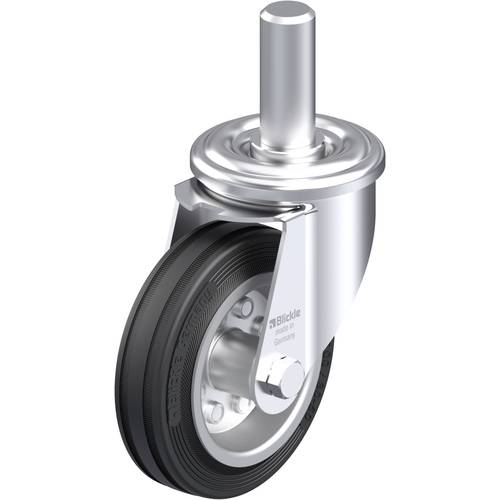 Thumbnail - Blickle 576546 LEZ-VE 100R Stahlblech-Lenkrolle Rad-Durchmesser: 100 mm Tragfähigkeit (max.): 70 kg 1 St.