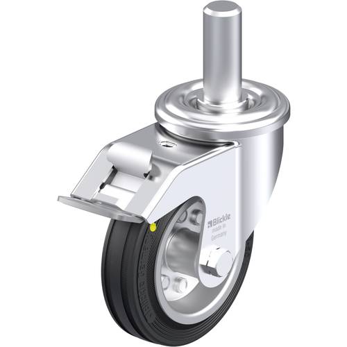 Blickle 678904 LEZ-VE 100R-FI-EL Stahlblech-Lenkrolle Rad-Durchmesser: 100 mm Tragfähigkeit (max.): 70 kg 1 St.