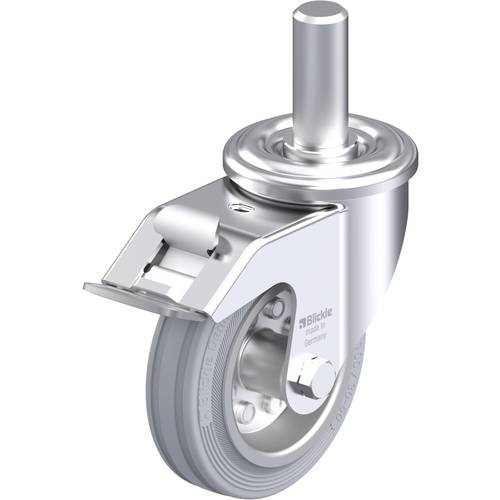 Blickle 614495 LEZ-VE 100R-FI-SG Stahlblech-Lenkrolle Rad-Durchmesser: 100 mm Tragfähigkeit (max.): 70 kg 1 St.