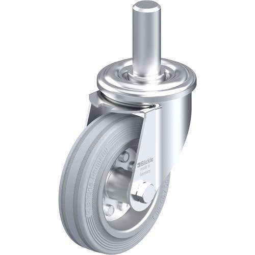 Blickle 614487 LEZ-VE 100R-SG Stahlblech-Lenkrolle Rad-Durchmesser: 100 mm Tragfähigkeit (max.): 70 kg 1 St.