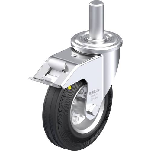 Thumbnail - Blickle 665315 LEZ-VE 125R-FI-EL Stahlblech-Lenkrolle Rad-Durchmesser: 125 mm Tragfähigkeit (max.): 100 kg 1 St.