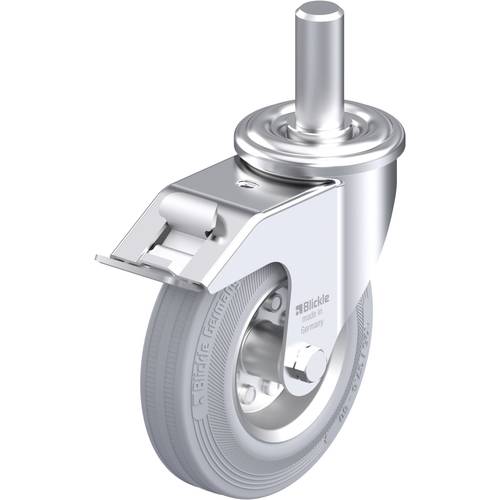 Blickle 614198 LEZ-VE 125R-FI-SG Stahlblech-Lenkrolle Rad-Durchmesser: 125 mm Tragfähigkeit (max.): 100 kg 1 St.