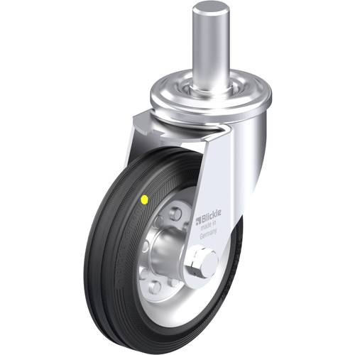 Thumbnail - Blickle 749860 LEZ-VE 150R-27-EL Stahlblech-Lenkrolle Rad-Durchmesser: 150 mm Tragfähigkeit (max.): 135 kg 1 St.
