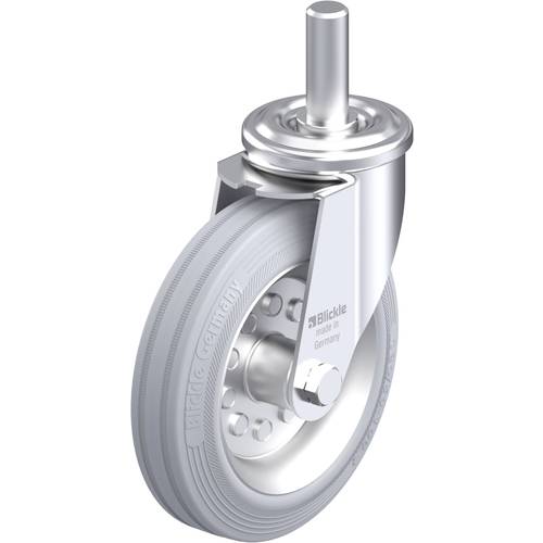 Blickle 709436 LEZ-VE 180R-22-SG Stahlblech-Lenkrolle Rad-Durchmesser: 180 mm Tragfähigkeit (max.): 170 kg 1 St.