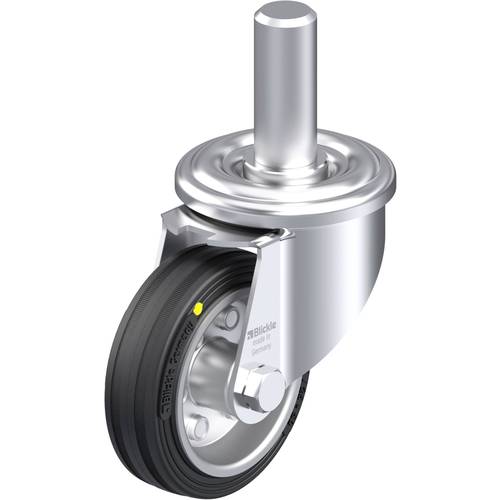 Blickle 749908 LEZ-VE 80R-EL Stahlblech-Lenkrolle Rad-Durchmesser: 80 mm Tragfähigkeit (max.): 50 kg 1 St.