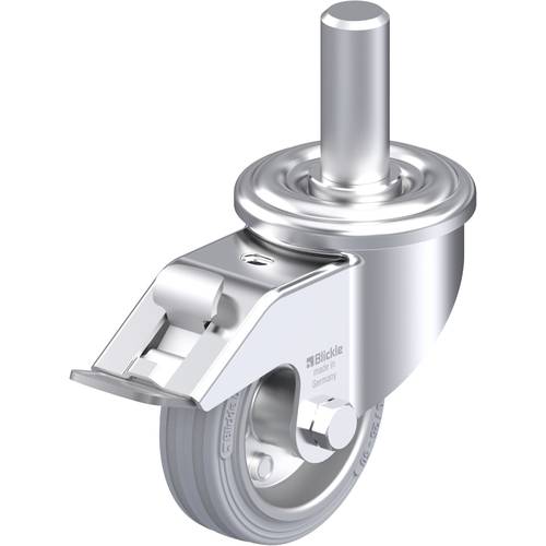Blickle 632067 LEZ-VE 80R-FI-SG Stahlblech-Lenkrolle Rad-Durchmesser: 80 mm Tragfähigkeit (max.): 50 kg 1 St.
