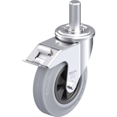 Blickle 610972 LEZ-VPP 125G-FI-SG Stahlblech-Lenkrolle Rad-Durchmesser: 125 mm Tragfähigkeit (max.): 100 kg 1 St.