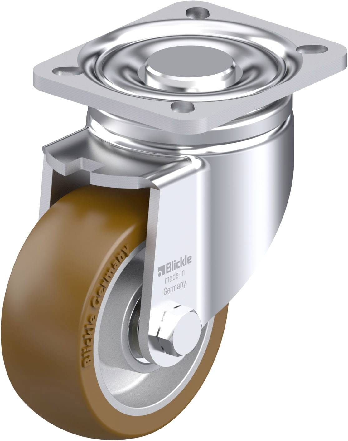 Blickle 917965 LH-ALB 101K-1 Stahlblech-Lenkrolle Rad-Durchmesser: 100 mm Tragfähigkeit (max.): 400 kg 1 St.