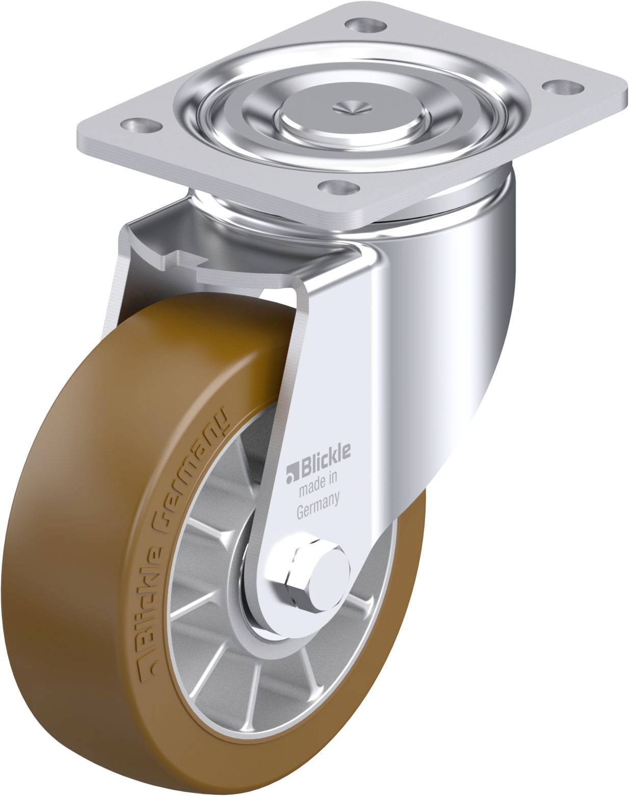 Blickle 942162 LH-ALB 152K Stahlblech-Lenkrolle Rad-Durchmesser: 150 mm Tragfähigkeit (max.): 900 kg 1 St.