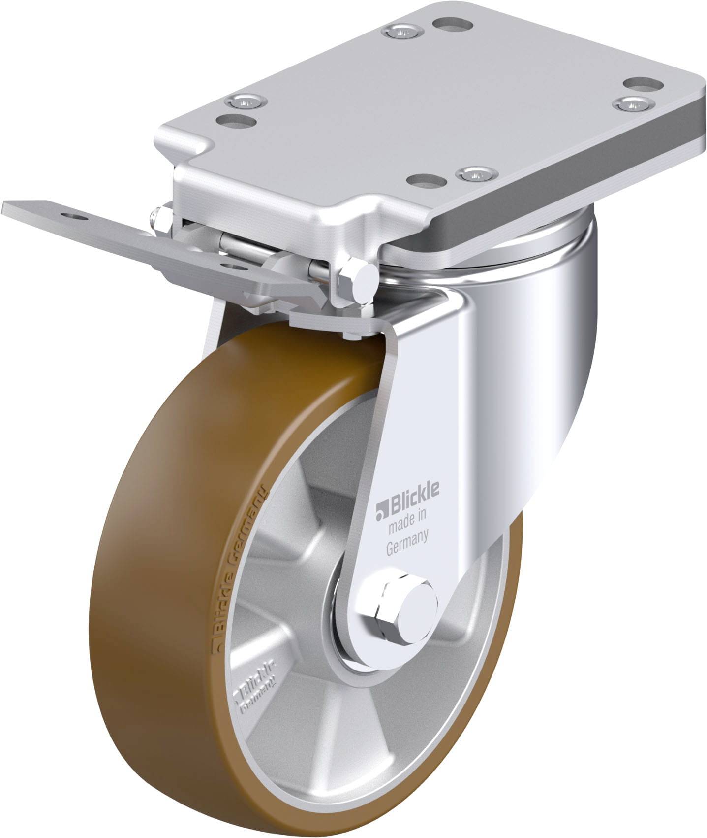 Blickle 917997 LH-ALB 160K-IS Stahlblech-Lenkrolle Rad-Durchmesser: 160 mm Tragfähigkeit (max.): 750 kg 1 St.