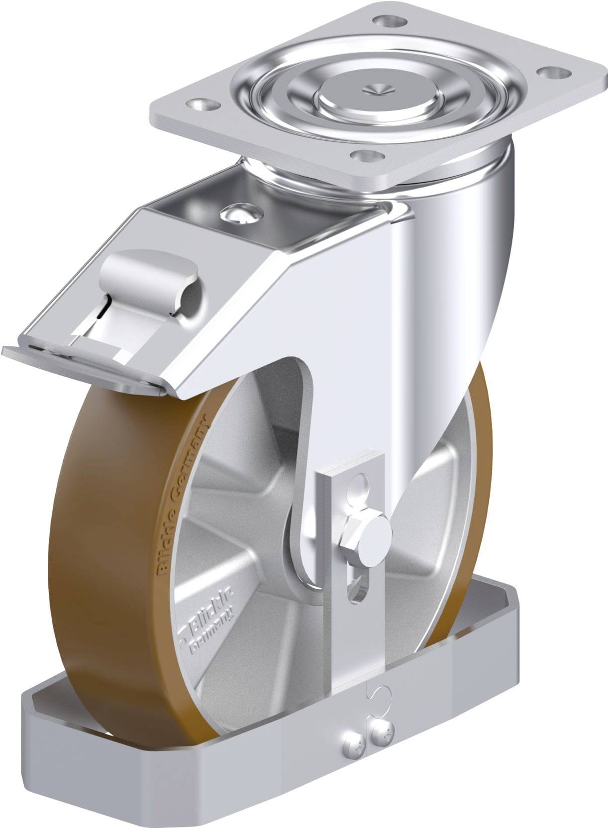 Blickle 922638 LH-ALB 200K-FI-FS Stahlblech-Lenkrolle Rad-Durchmesser: 200 mm Tragfähigkeit (max.): 800 kg 1 St.