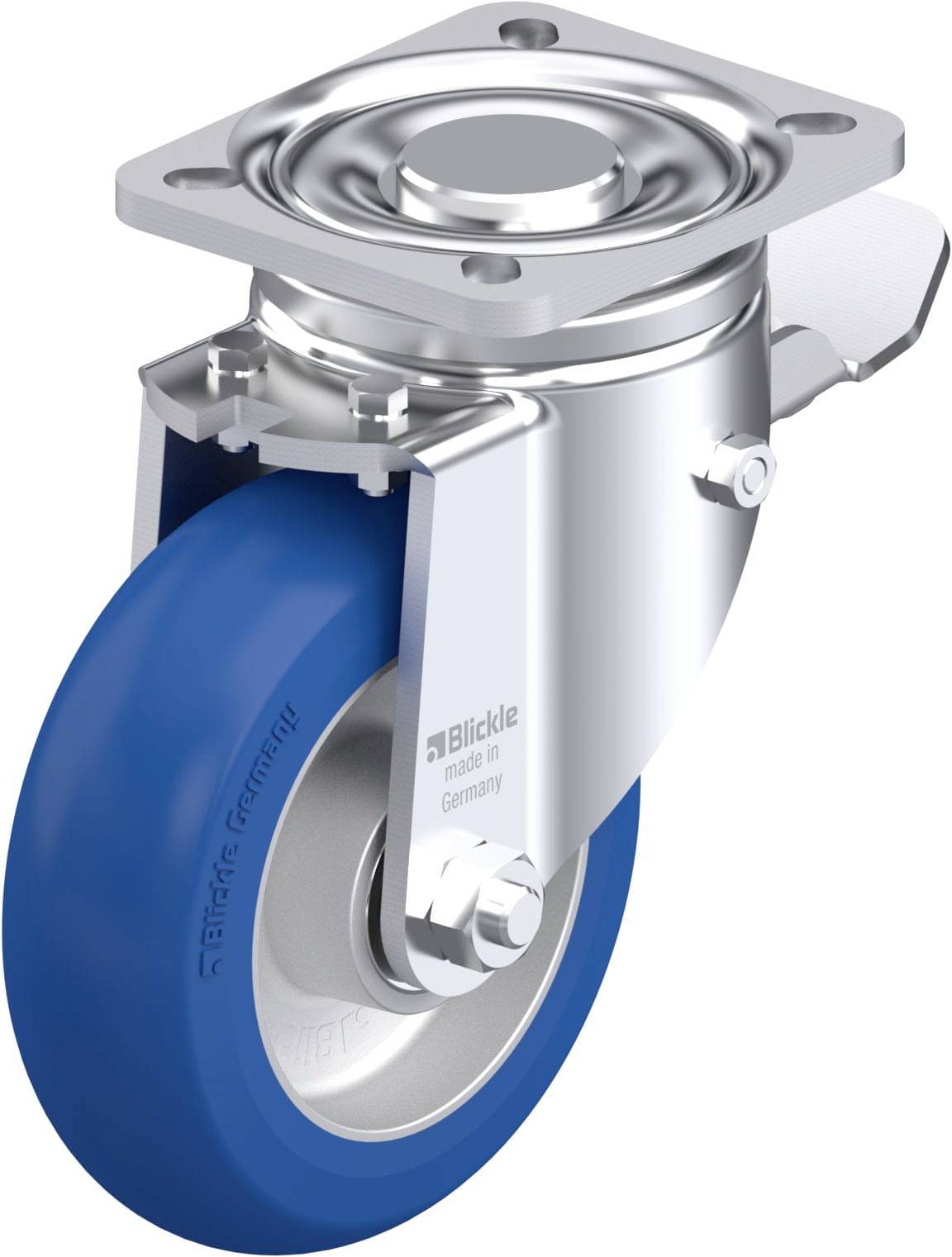 Blickle 936575 LH-ALBS 125K-1-ST-CO Stahlblech-Lenkrolle Rad-Durchmesser: 125 mm Tragfähigkeit (max.): 370 kg 1 St.