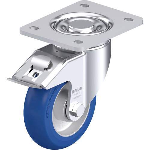 Blickle 879489 LH-ALBS 125K-3-FI-CO Stahlblech-Lenkrolle Rad-Durchmesser: 125 mm Tragfähigkeit (max.): 370 kg 1 St.