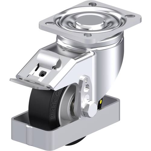 Blickle 938574 LH-ALEV 100K-1-FI-EL-FS Stahlblech-Lenkrolle Rad-Durchmesser: 100 mm Tragfähigkeit (max.): 200 kg 1 St.