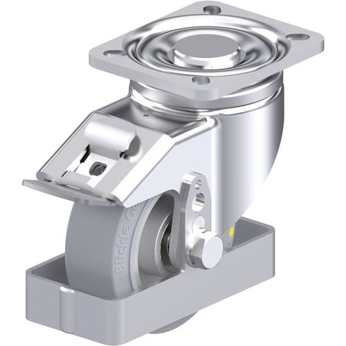 Thumbnail - Blickle 924534 LH-ALEV 100K-1-FI-SG-AS-FS Stahlblech-Lenkrolle Rad-Durchmesser: 100 mm Tragfähigkeit (max.): 200 kg 1 St...