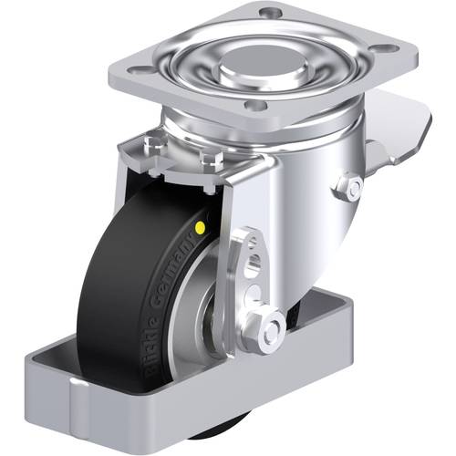 Blickle 938578 LH-ALEV 100K-1-ST-EL-FS Stahlblech-Lenkrolle Rad-Durchmesser: 100 mm Tragfähigkeit (max.): 200 kg 1 St.