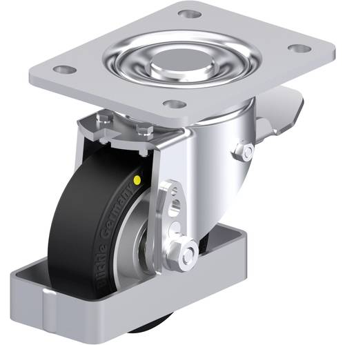 Blickle 938590 LH-ALEV 100K-3-ST-EL-FS Stahlblech-Lenkrolle Rad-Durchmesser: 100 mm Tragfähigkeit (max.): 200 kg 1 St.