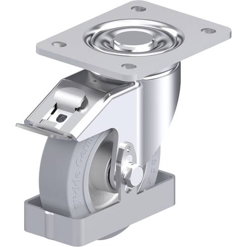 Thumbnail - Blickle 746633 LH-ALEV 125K-3-FI-SG-FS Stahlblech-Lenkrolle Rad-Durchmesser: 125 mm Tragfähigkeit (max.): 250 kg 1 St.