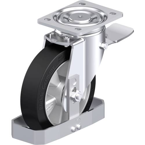 Blickle 938637 LH-ALEV 180K-ST-FS Stahlblech-Lenkrolle Rad-Durchmesser: 180 mm Tragfähigkeit (max.): 450 kg 1 St.