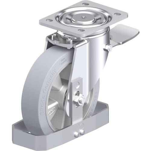 Blickle 938638 LH-ALEV 180K-ST-SG-FS Stahlblech-Lenkrolle Rad-Durchmesser: 180 mm Tragfähigkeit (max.): 450 kg 1 St.