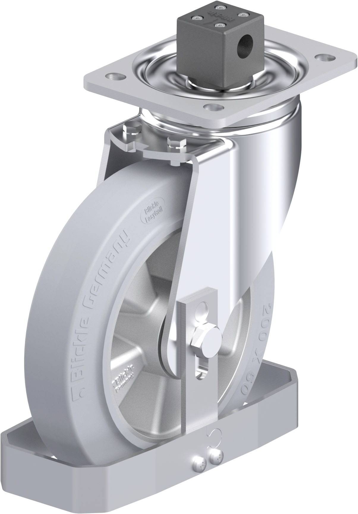 Blickle 938640 LH-ALEV 200K-CS13-SG-FS Stahlblech-Lenkrolle Rad-Durchmesser: 200 mm Tragfähigkeit (max.): 500 kg 1 St.