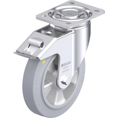 Thumbnail - Blickle 918025 LH-ALEV 200K-FI-SG-AS Stahlblech-Lenkrolle Rad-Durchmesser: 200 mm Tragfähigkeit (max.): 450 kg 1 St.