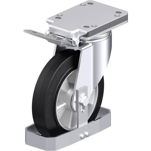 Thumbnail - Blickle 938644 LH-ALEV 200K-IS-FS Stahlblech-Lenkrolle Rad-Durchmesser: 200 mm Tragfähigkeit (max.): 500 kg 1 St.